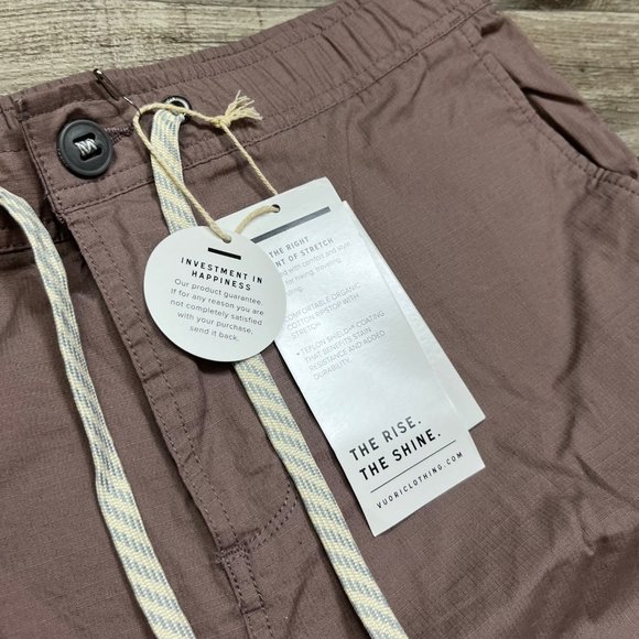 Vuori Athletic Ripstop Wide Leg Ankle Pants Hazel NWT Women’s Size XL - Picture 10 of 12